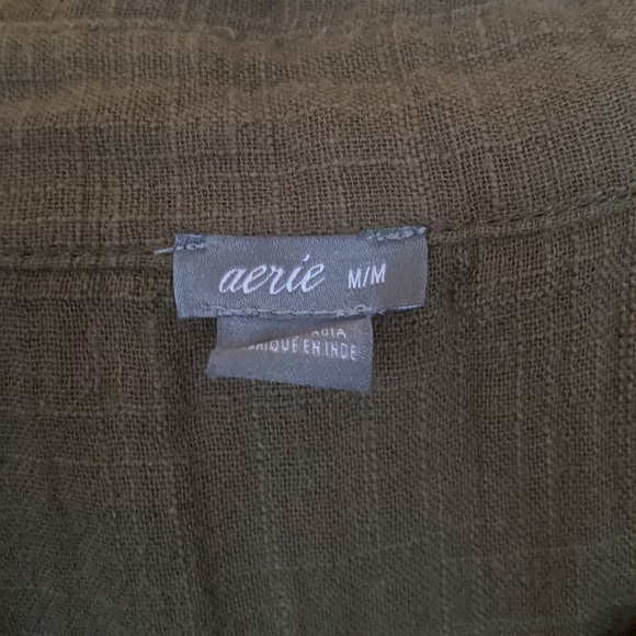 olive green aerie romper - Picture 6 of 6